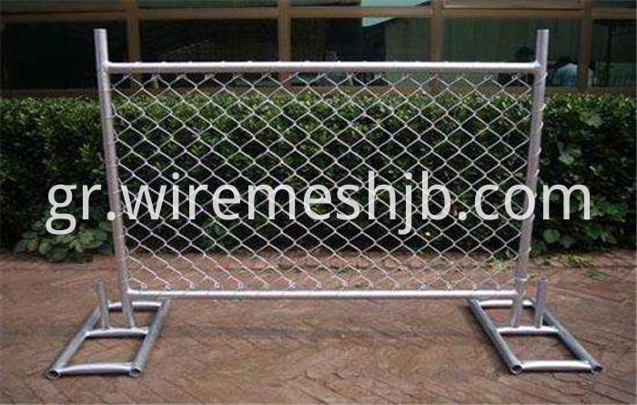 Temporary Mesh Fence